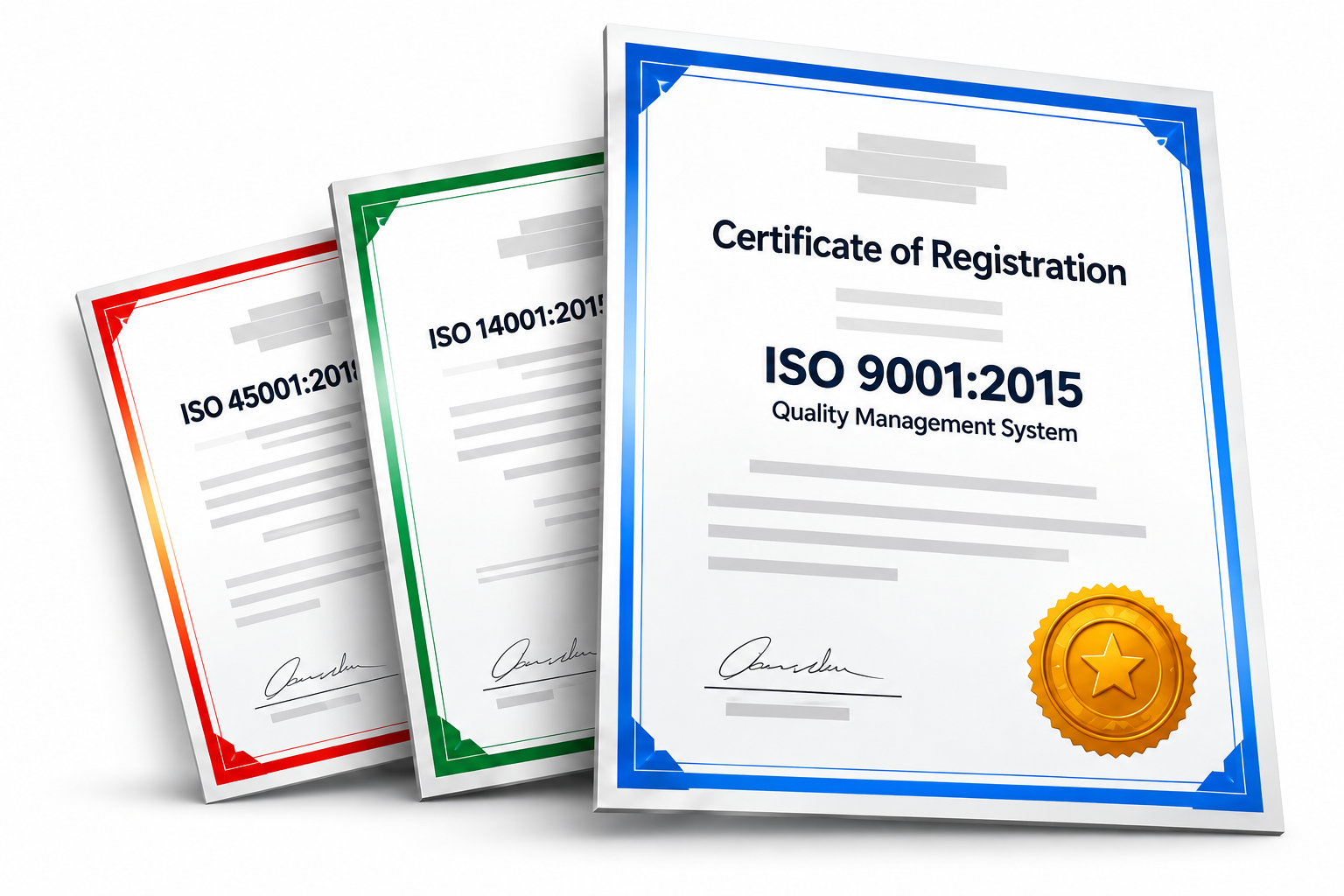 ISO Certification Assistance - ISO 9001 ISO 14001 ISO 45001